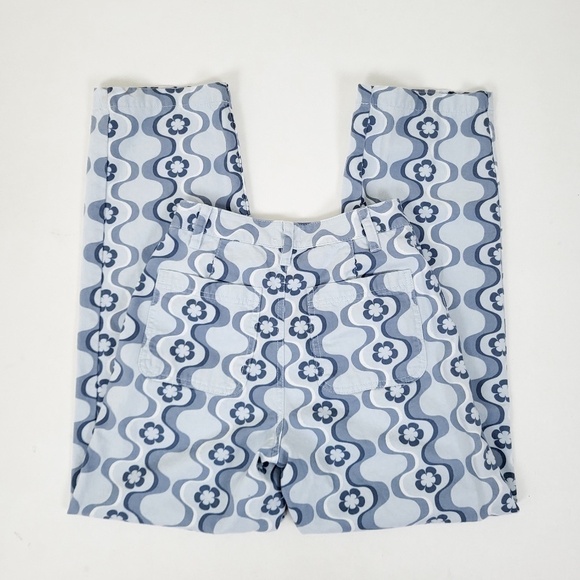 BLUE Aritzia Sunday Best Sun-deh Jaden Tapered Pants Low Mid Rise Tailored - Picture 1 of 13